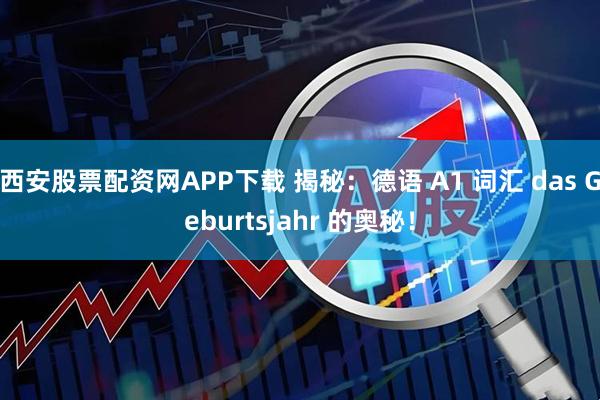 西安股票配资网APP下载 揭秘：德语 A1 词汇 das Geburtsjahr 的奥秘！
