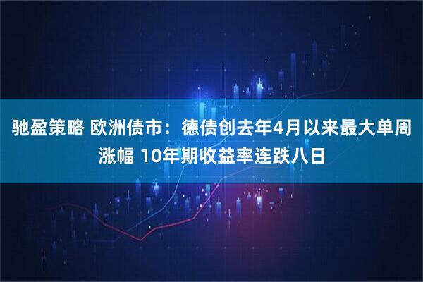 驰盈策略 欧洲债市：德债创去年4月以来最大单周涨幅 10年期收益率连跌八日